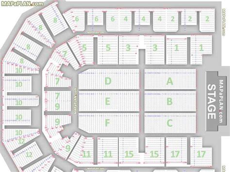 Liverpool M&S Bank Arena seat numbers detailed seating plan - MapaPlan.com