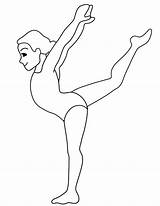 Free Printable Gymnastics Coloring Pages For Kids sketch template