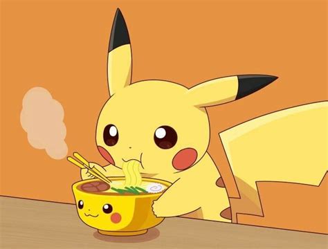 Pikachu eating soup | Pikachu, Pokemon, Character
