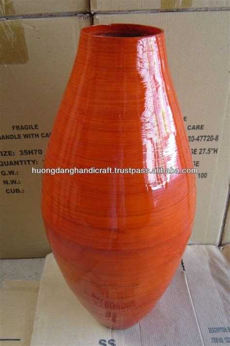 Best Of Tall Floor Vase orange - hadir