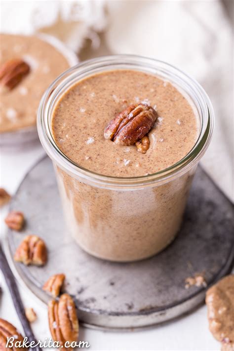 Butter Pecan Nut Butter (Gluten Free, Sugar Free + Paleo) - Bakerita