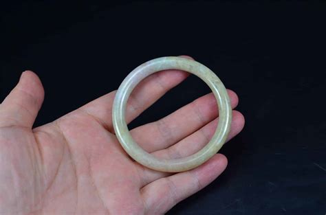 Jade Bangle/Natural A Burmese Jade Bangle/ Brown Jade Bangle 52mm 2108 ...