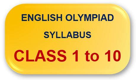 Olympiad Syllabus Class 1 to 10 | Indian Talent Olympiad