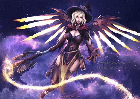 Witch Mercy Fan Art V2 by Zerox-II on DeviantArt