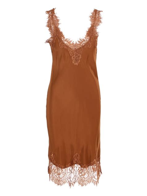 Gold Hawk megan Coco Silk Dress | Coshio Online Shop