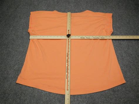 St Johns Bay Top Women's Plus Size 2X Solid Orange Cap Sleeves w/ Split V-Neck | eBay
