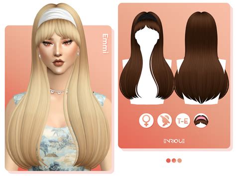 The Sims Resource - Emmi Headband Acc - (EA Patreon)