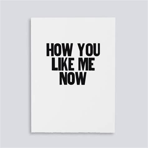 How You Like Me Now – Paper Jam Press