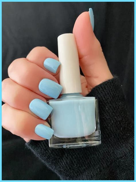 Sky Blue Nail Polish Nail Lacquer 10 Free Polish : Sky High - Etsy ...