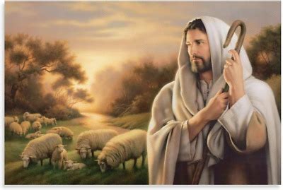 Jesus Christ the Good Shepherd Canvas Art Poster and Wall Art Picture Print Mode | eBay