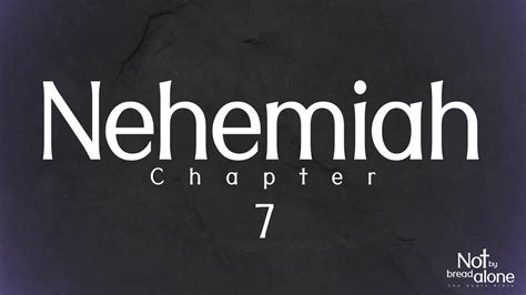 Nehemiah Chapter 7 - YouTube