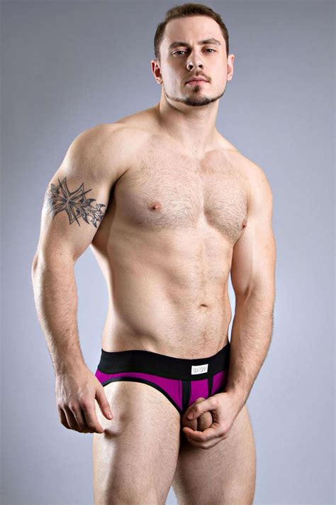 Sukrew Jake U Brief Men's Open Front Pouch Sexy Slip Bikini Pants ...