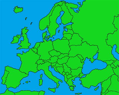 Blank Map of Europe for Mappers... : r/MapPorn