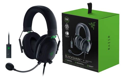 Pirkti RAZER BlackShark V2 juodos laidinės ausinės su mikrofonu