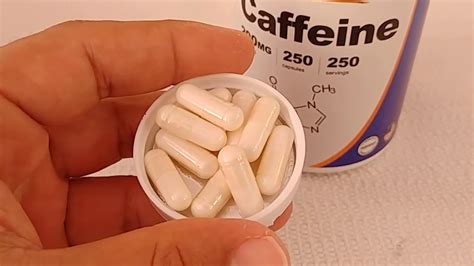 Nutricost Caffeine capsules 200mg - 250 count review - YouTube