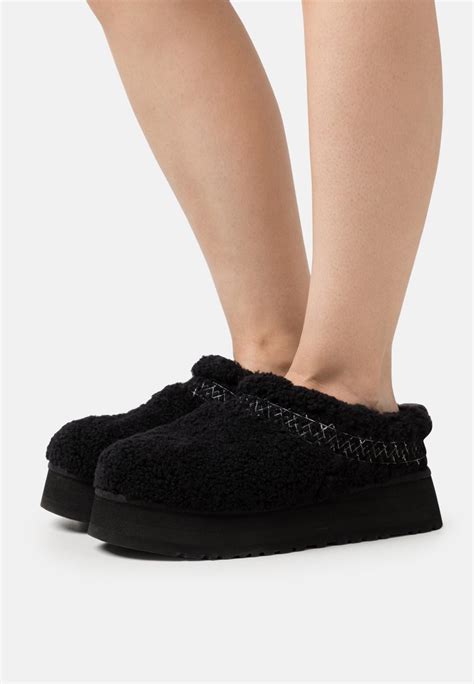 UGG TAZZ BRAID - Slippers - black - Zalando.ie