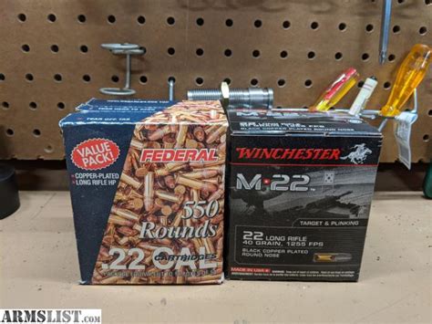 ARMSLIST - For Sale: 22LR ammo