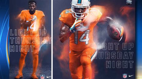 Dolphins unveil new 'Color Rush' uniforms