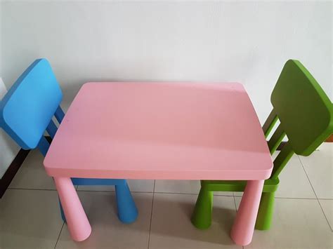 IKEA kids table and chair, Babies & Kids, Baby Nursery & Kids Furniture, Kids' Tables & Chairs ...