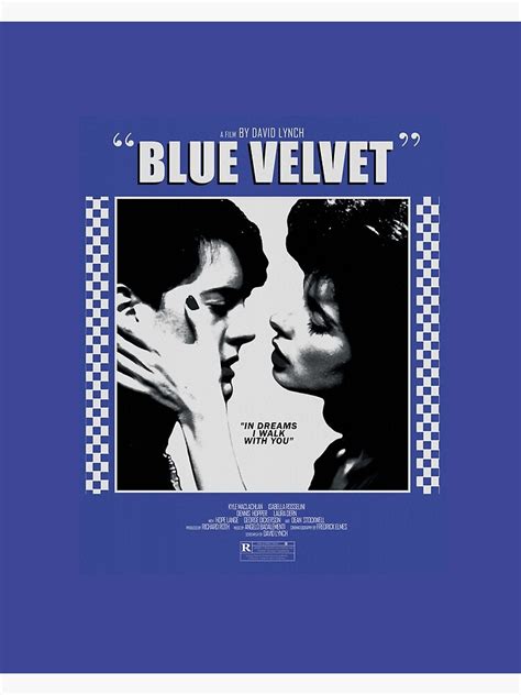 "Blue Velvet Movie Poster" Poster for Sale by cuteviscera | Redbubble