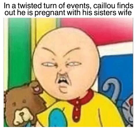 In an attempt to be funny, this Caillou meme fell flat on its face ...