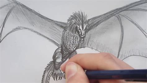 Drawing the Dragon from Game of Thrones - YouTube