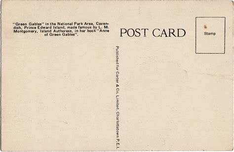 “Green Gables, Cavendish, P.E.I. (1556) - PEI Postcards