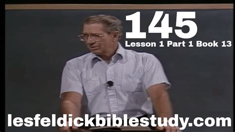 May 25, 2018 – Les Feldick Bible Study