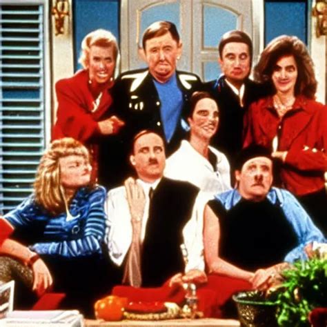 A still of Hitler in the 1980s sitcom Full House | Stable Diffusion ...