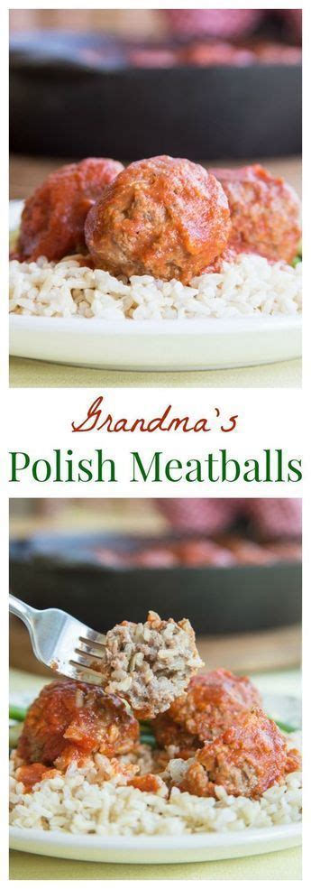 Grandma’s Polish Meatballs | Recipe | Polish meatballs, Recipes, Food