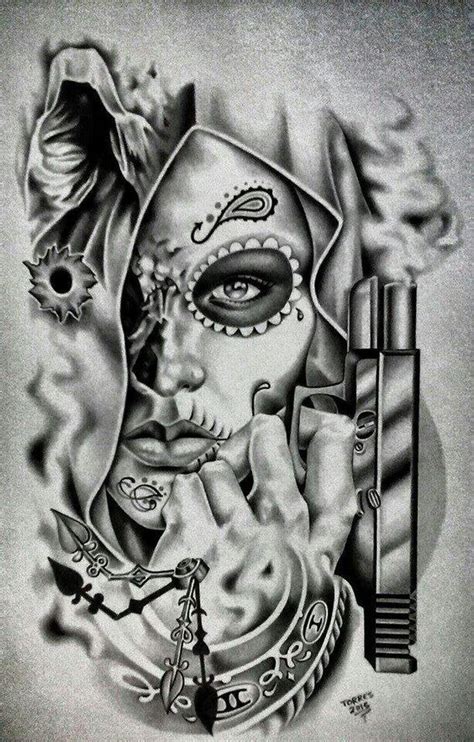 Chicano art tattoos, Chicano tattoos, Chicano art