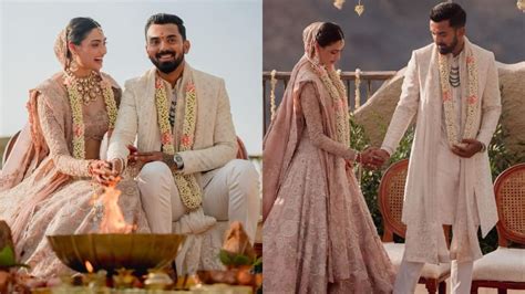 KL Rahul and Athiya Shetty officially man and wife, check first pics of ...