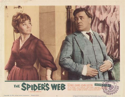 The Spider'S Web Movie Cast - Lobby Card Unsigned (Usa) 1960 | HistoryForSale Item 275825