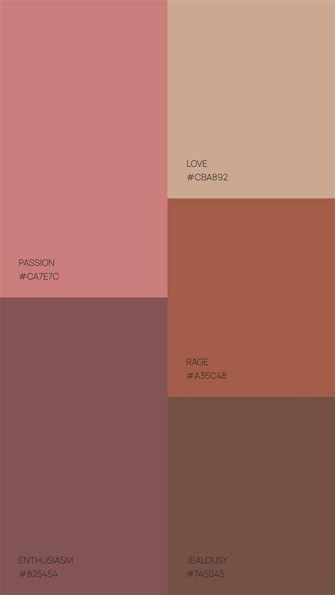 Color Palette based on Emotional Guidance Scale (4/4) | Color palette ...