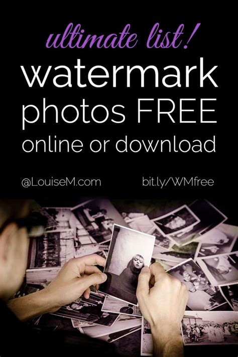 Free Watermark Software & Sites to Watermark Online