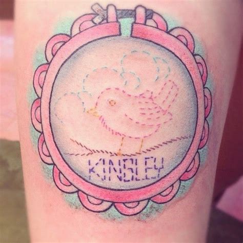 Needlepoint Tattoo | Artsy tattoos, Pattern tattoo, Knitting tattoo