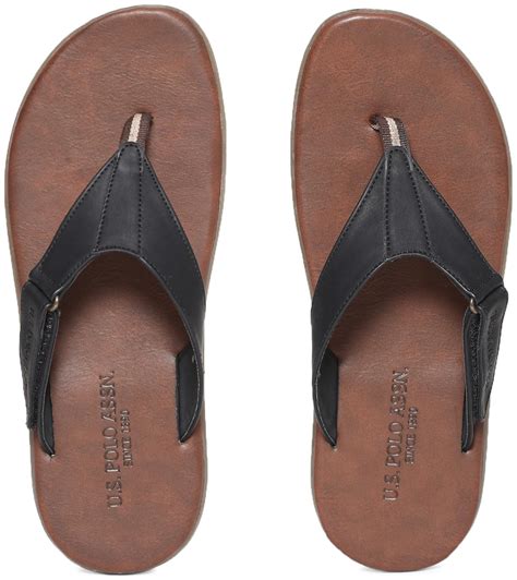 Buy U.S. Polo Assn. Outdoor Slippers For Men ( Black ) Online at Low Prices in India - Paytmmall.com