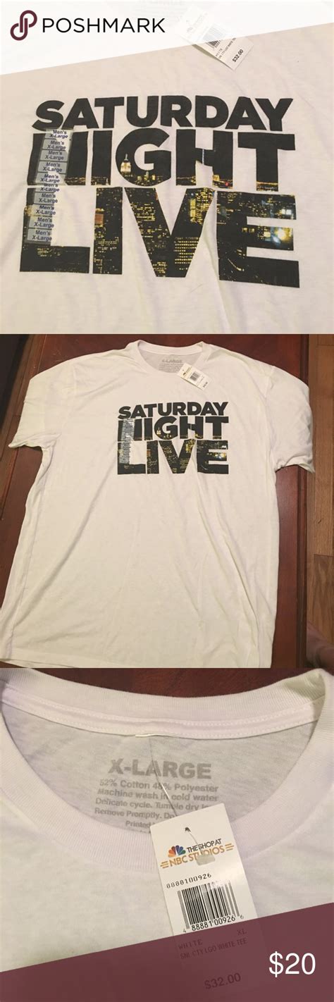 Saturday Night Live SNL shirt XL brand new!!! | Logo shirts, Shirts ...