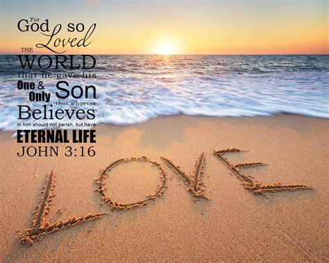 John 3:16 For God so Loved the World - Bible Verses To Go