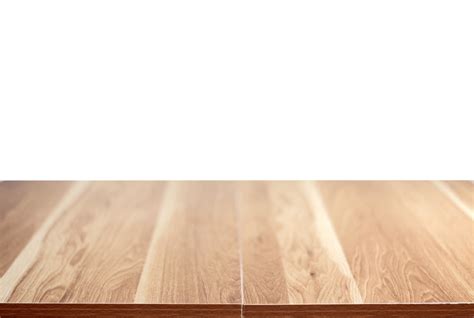 Brown empty wooden table top isolated on transparent background png file 9308242 PNG