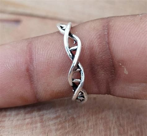 Sterling Zilveren DNA ring Biologie DNA ring Halix DNA | Etsy