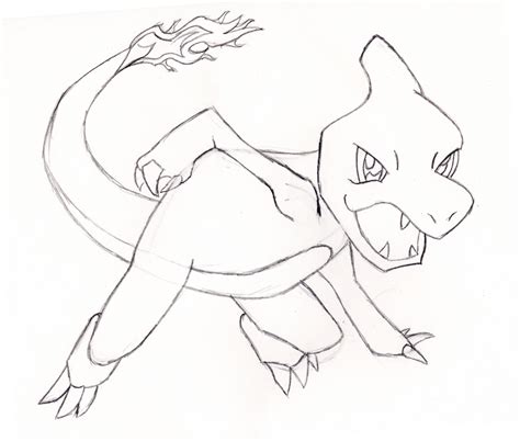 Charmeleon Sketch (Pokemon) by lordgarth6 on DeviantArt