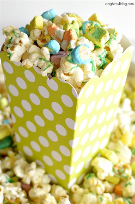 Lucky Charms Popcorn - A Night Owl Blog