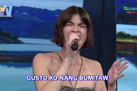 WATCH: Anne Curtis belts out 'Gusto Ko Nang Bumitaw' | ABS-CBN News