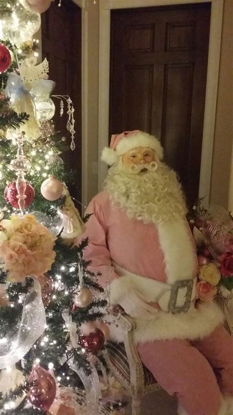 Pink Santa Claus | Pink christmas, Santa claus, Santa