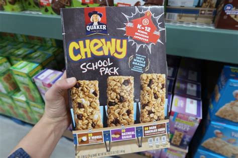 Quaker Chewy Bars ONLY $6.49 for 60 ct box! | MyBJsWholesale