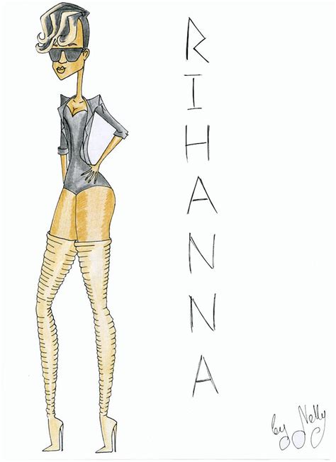 RIHANNA CARTOON by Nellucci on DeviantArt