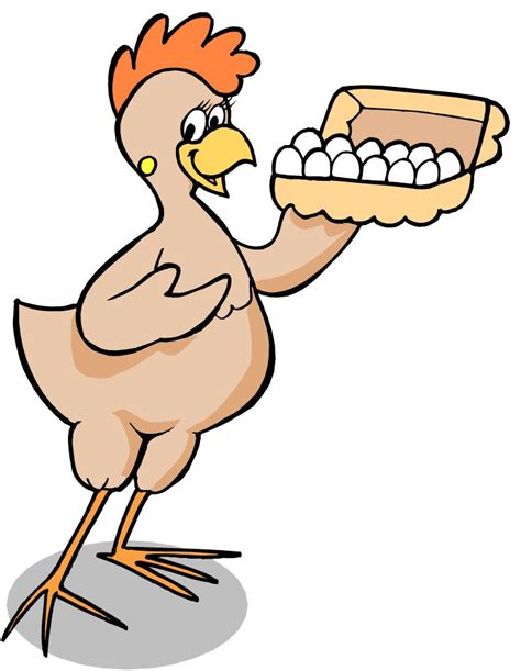 Cartoon Chicken Pics | Chicken clip art, Cartoon chicken, Chicken humor