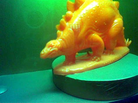 molded wax dinosaur | This was on display in one of those ma… | Flickr