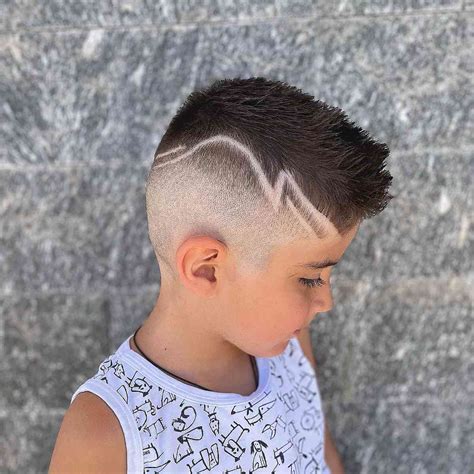 Taper Fade Mohawk For Kids